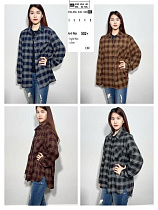 Рубашка Estima 502 brown - делук