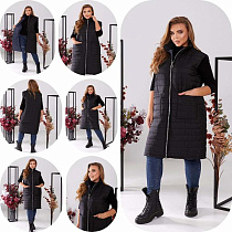 Жилетка Romeo Life RL676 black - делук