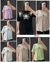 Футболка Levisha 25034 beige - делук