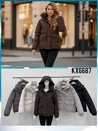 Куртка Шаолинь KX6687 l.grey - делук