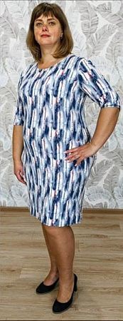 Платье Bugrova B41 l.blue - делук