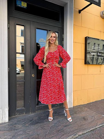 Платье Sofi Cor 6045 red - делук