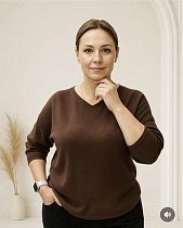 Свитер Levisha 25508 brown - делук