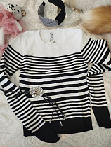 Свитер Liza Brend 5831 white - делук