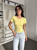 Боди Arina 1592 yellow - делук