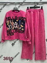 Костюм Спорт Met&March 3691 d.pink - делук