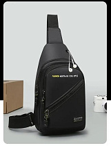 Бананка Fashion Bag X114-1 black - делук