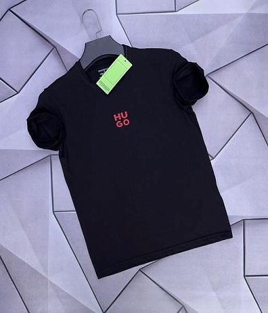 Футболка Rassul 6155 black - делук