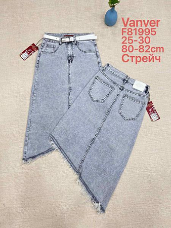 Юбка Vanver F81995 l.grey - делук