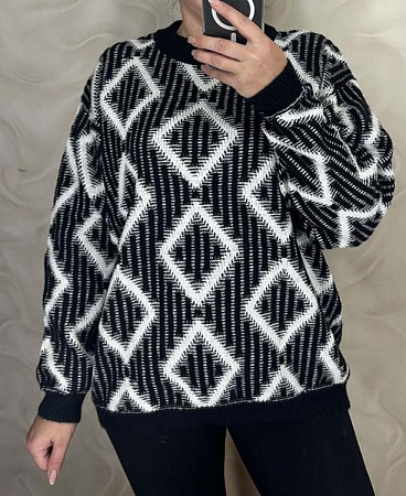 Свитер Levisha 25409 black - делук