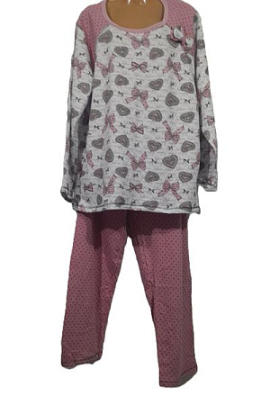 Пижама Akvarel A203 pink-grey - делук