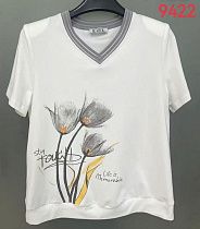 Футболка Lida 9422 white - делук