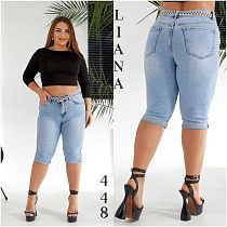 Бриджи Liana Denim 448 l.blue - делук