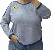 Свитер Dgmd 25236 blue - делук