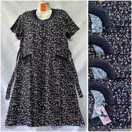 Халат Homewear M04 black - делук