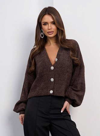 Кардиган Alisa Brand SV692 brown - делук