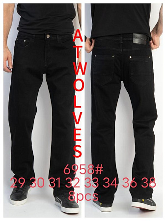 Джинсы Ruxa 6958 black - делук