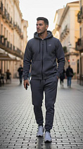 Костюм Спорт Delviago DL574 grey - делук