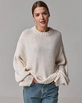 Свитер Lora LR721 white - делук