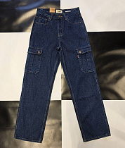 Джинсы God Baron LY 006D blue - делук