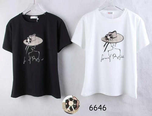 Футболка Tran 6646 mix - делук