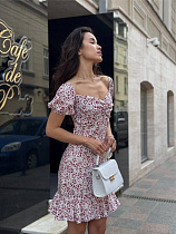 Платье Arina 1604 white-wine - делук