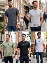 Футболка Delviago DL813 black - делук