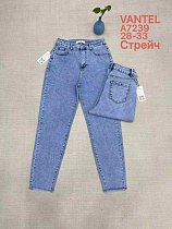 Джинсы Vanver A7239 l.blue - делук