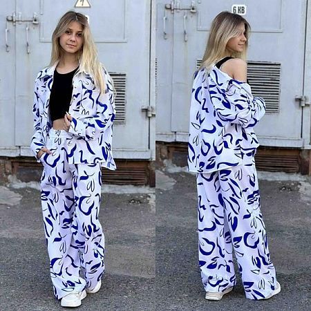 Костюм Karolina KR181 white - делук