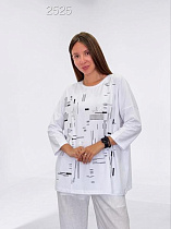 Свитер Fsn 2525 white - делук