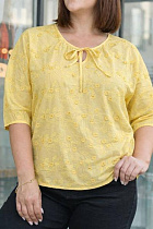 Блузка Elena&Vika 26027 yellow - делук