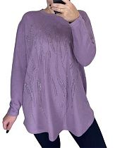 Свитер Elena&Vika 25202 lilac - делук
