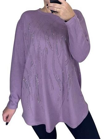 Свитер Elena&Vika 25202 lilac - делук