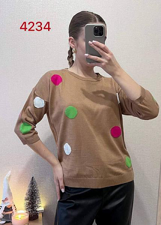 Свитер Fsn 4234 brown - делук