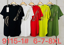 Футболка Immei 9115-1 black - делук