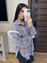 Рубашка Valentina 10 l.blue - делук