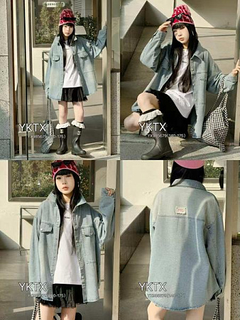 Рубашка Fashion Kids YX985679 l.blue - делук
