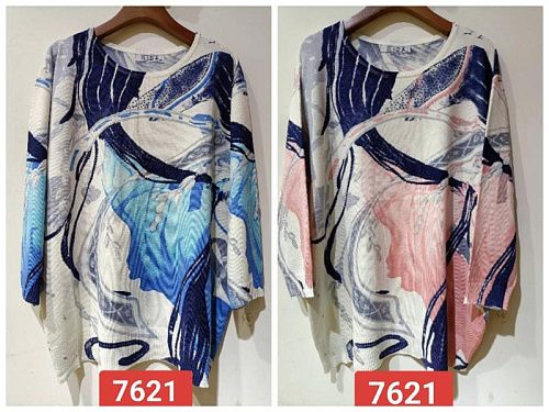 Свитер Lida 7621 l.blue - делук