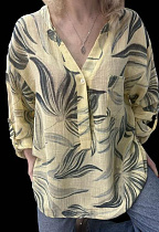 Блузка Levisha 26024 yellow - делук