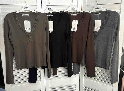 Свитер Nefertiti NF219 grey - делук