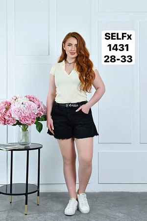 Шорты Ruxa 1431-2 black - делук