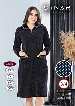 Халат Sss Annet DO-D4604 navy - делук