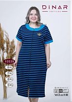Халат Sss Annet DO-D10539 blue - делук