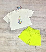 Костюм Lima Kids 2514 white-yellow - делук