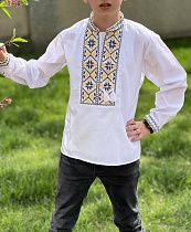 Вышиванка Nik 55959 white - делук