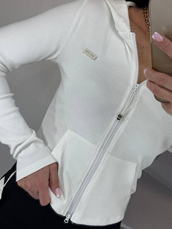 Кофта Lora LR1050 white - делук