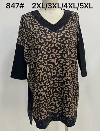 Туника Kaffir Lily 847 black - делук