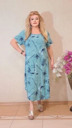 Платье Romeo Life 1515 l.blue - делук