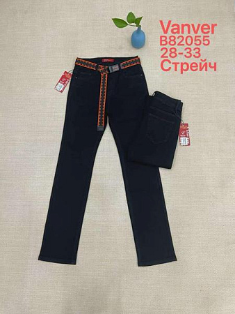 Джинсы Vanver B82055 black - делук