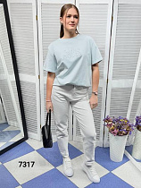 Футболка Mmc Clothes 7317 l.blue - делук